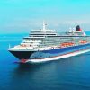 Queen Elizabeth Cruise Ship paint by number