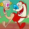 Ren And Stimpy paint by number