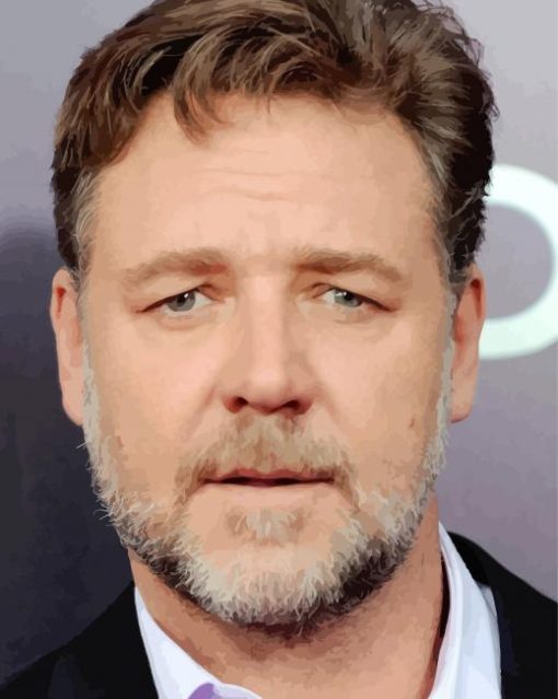 Russell Crowe paint by number