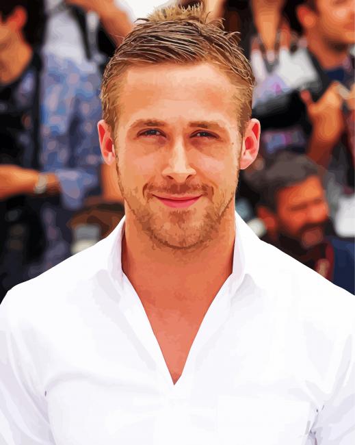 Ryan Gosling paint by number