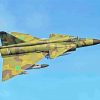 Saab 37 Viggen paint by number