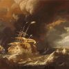 Ship In Storms Artwork paint by number