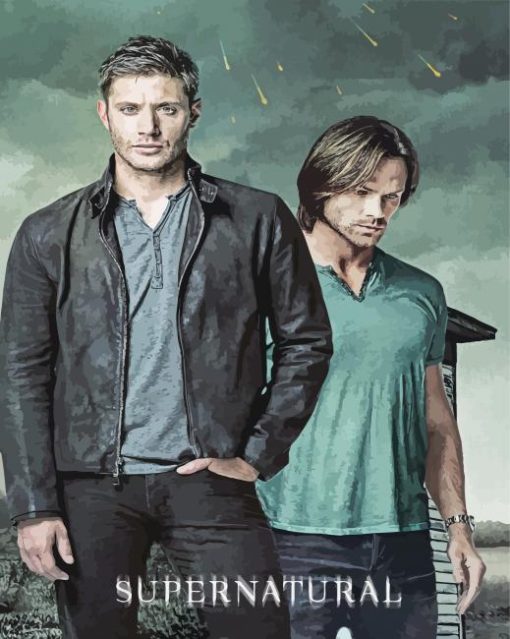 Supernatural Poster paint by number