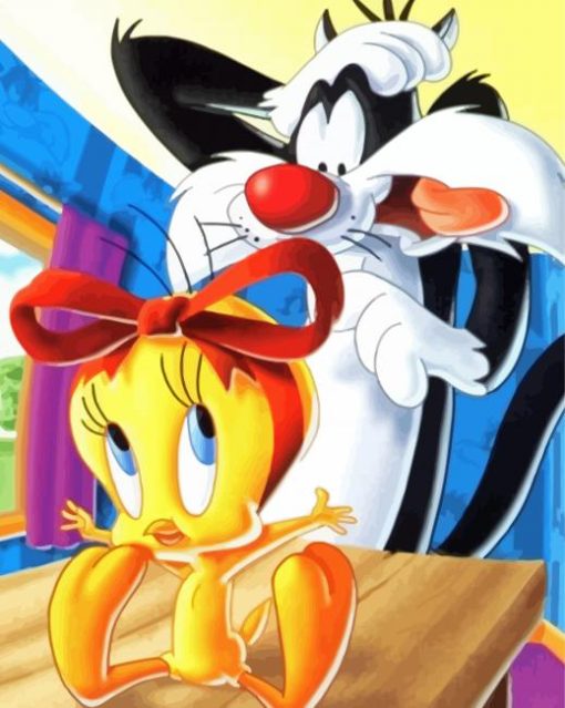 Sylvester And Tweety paint by number