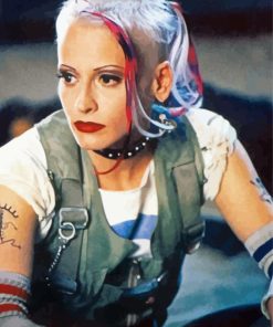 Tank Girl Movie Character paint by number