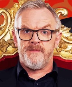 Taskmaster Greg Davies paint by number