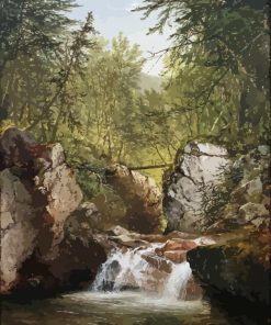 The Bash Bish By John Frederick Kensett paint by number