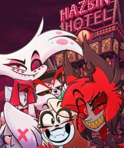 The Hazbin Hotel paint by number