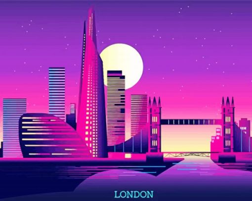 The Shard London paint by number