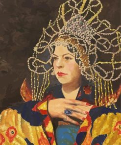 Turandot Woman paint by number