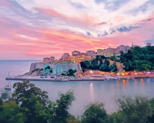 Ulcinj paint by number