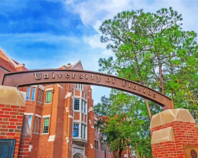 University Of Florida paint by number