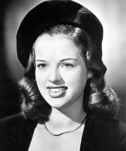 Vintage Young Diana Dors paint by number