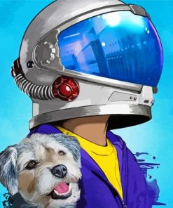 Wonder Auggie And Dog paint by number