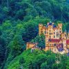 Wonderful Castle In Forest paint by number