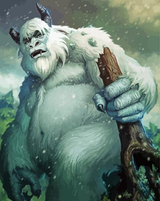 Yeti paint by number