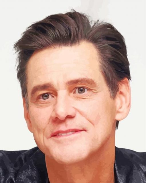 Actor Jim Carrey Diamond Painting