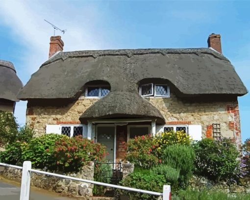Aesthetic Godshill paint by number