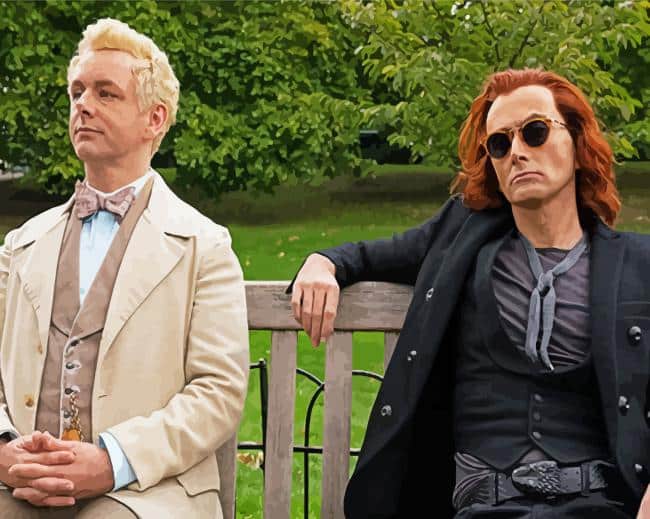 Aesthetic Good Omens paint by number