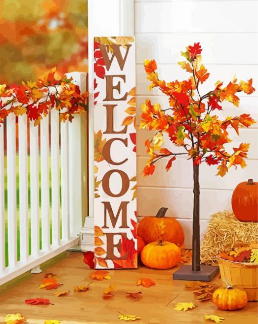 Autumn Decorations paint by number