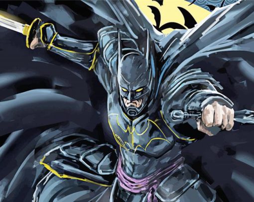 Batman Ninja paint by number