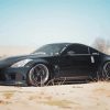 Black Nissan 350Z paint by number