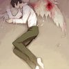 Broken Anime Angel paint by number