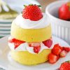 Delicious Strawberry Cake paint by number