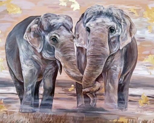 Elephant Lovers Animals paint by number