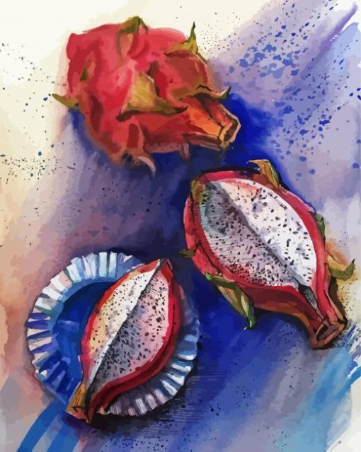 Fruit Dragon paint by number