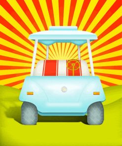 Golf Cart paint by number