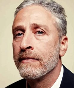 John Stewart Comedian paint by number