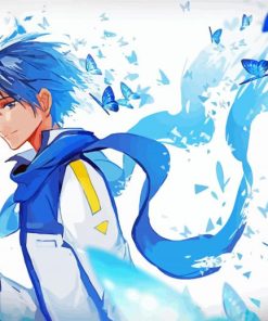 Kaito Vocaloid paint by number