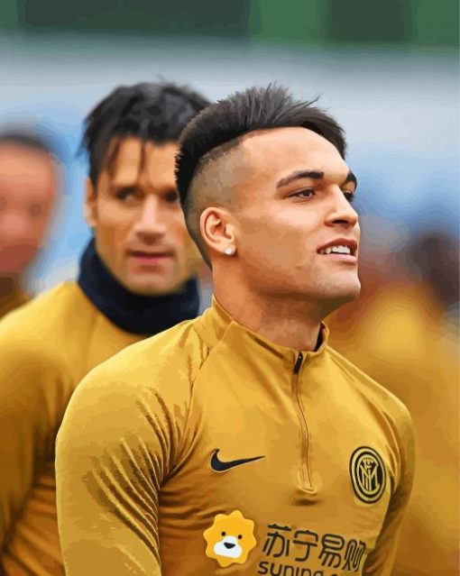 Lautaro Martinez paint by number
