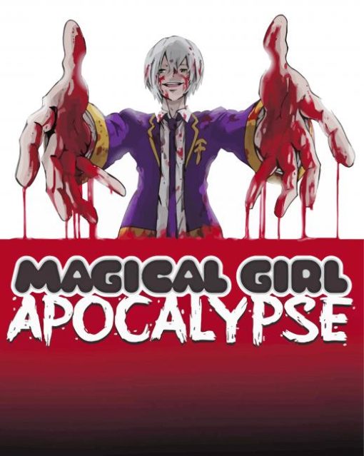 Magical Girl Apocalypse Manga Poster paint by number