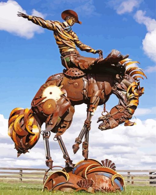 Metal Art paint by number