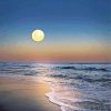 Moonlight On Water Beach paint by number