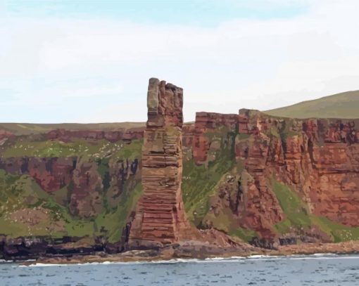 Old Man Of Hoy paint by number