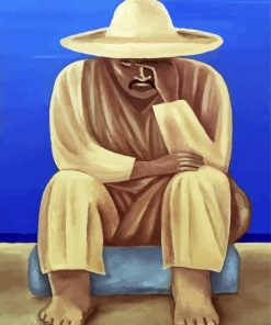 Overthinker Mexican Man paint by number