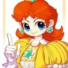 Princess Daisy paint by number