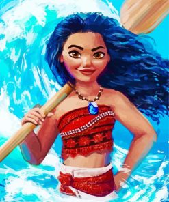 Vaiana paint by number