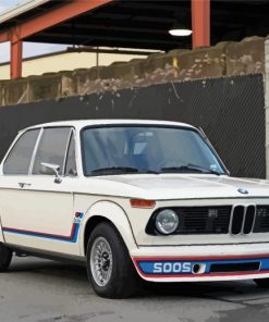 White BMW E10 paint by number