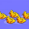 5 Little Ducklings paint by number