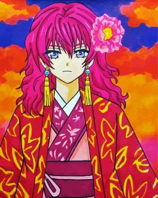 Aesthetic Akatsuki No Yona paint by number