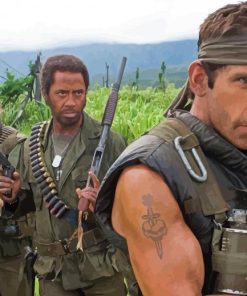 Aesthetic Tropic Thunder paint by number