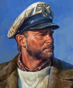 Aesthetic Boat Captain paint by number