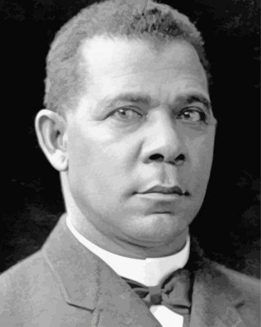 Aesthetic Booker Washington paint by number