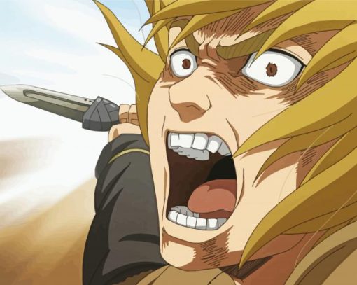 Angry Thorfinn Paint By Numbers