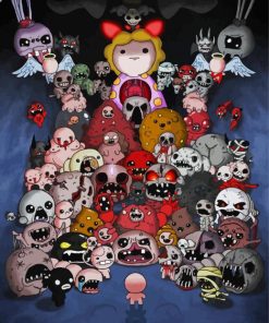 Binding Of Isaac Characters Paint By Numbers