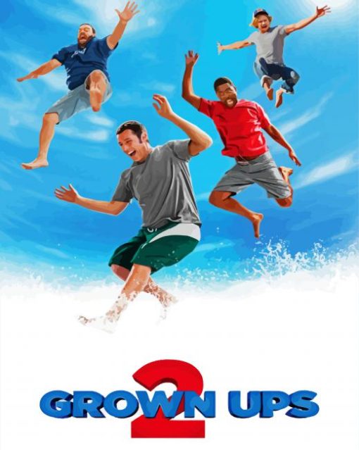 Comedy Film Grown Ups paint by number